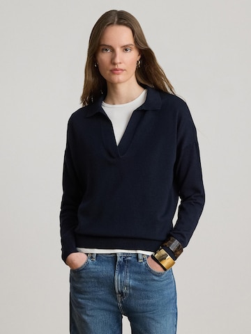 Lauren Ralph Lauren Πουλόβερ σε μπλε: μπροστά