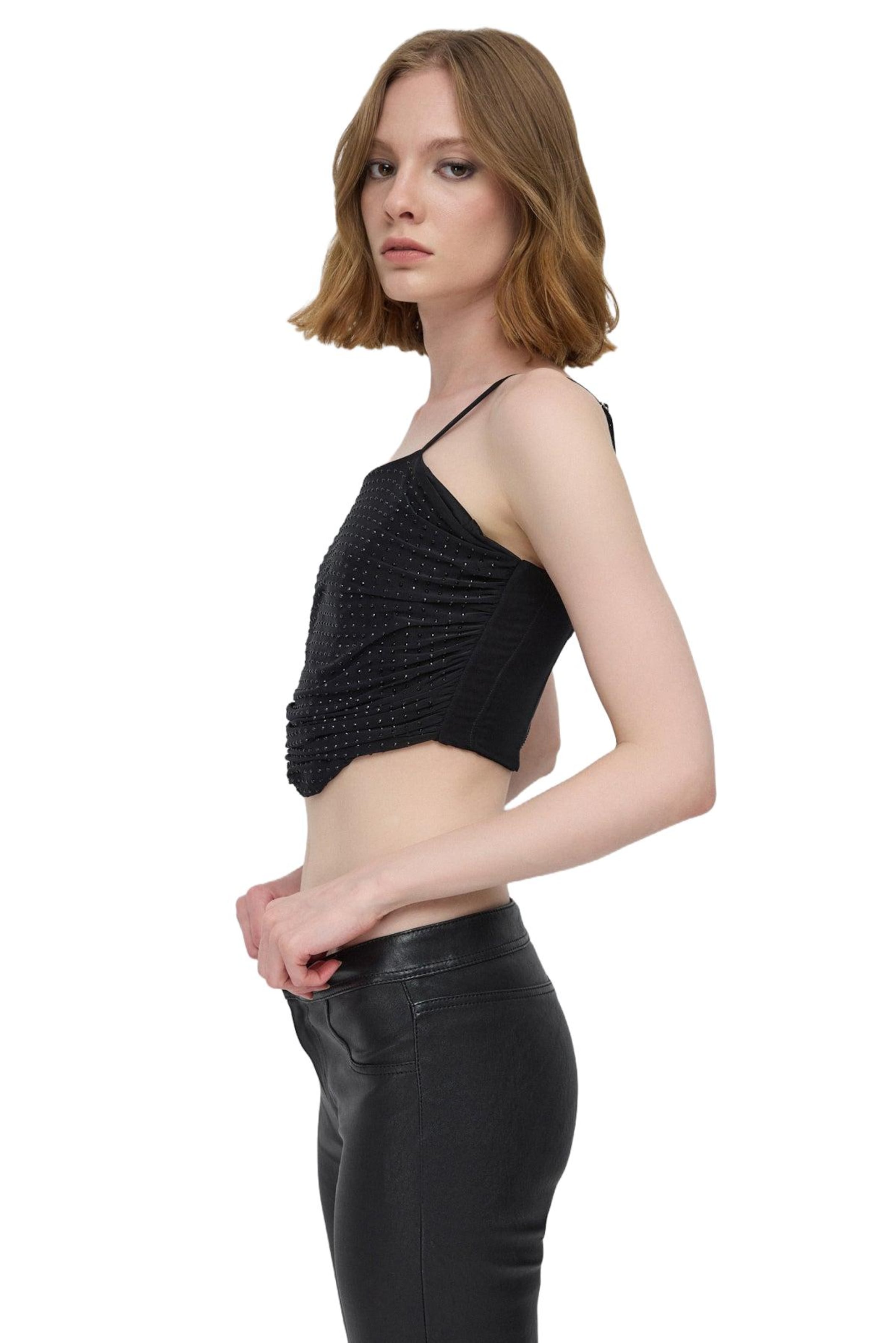 No Matter What Top in Black