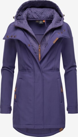 Manteau fonctionnel 'Ybela' Ragwear en violet