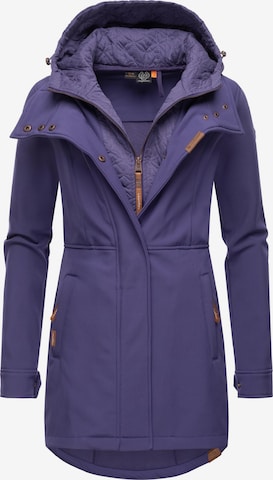 Ragwear Raincoat 'Ybela' in Purple