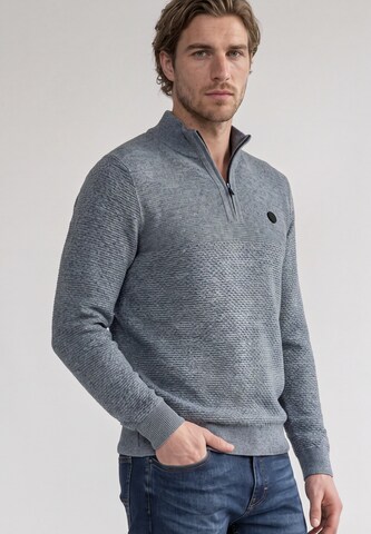 Street One MEN Sweater in Blue: front