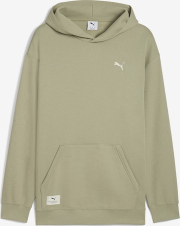 Sweat-shirt 'Class' PUMA en vert : devant