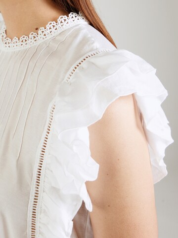 Chemisier Gina Tricot en blanc