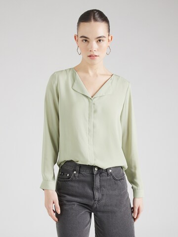 VILA - Blusa em verde: frente