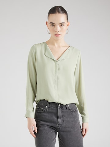 VILA - Blusa en verde: frente