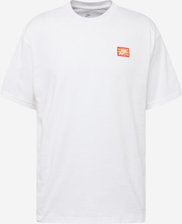 T-Shirt Nike Sportswear en blanc : devant