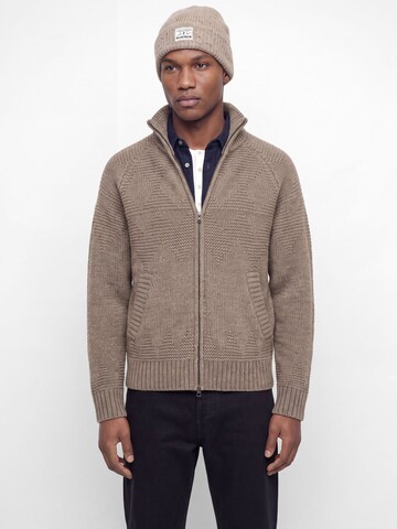 Vestes en maille JACK & JONES en marron : devant