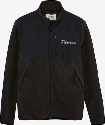 Veste en polaire HALO en marron : devant