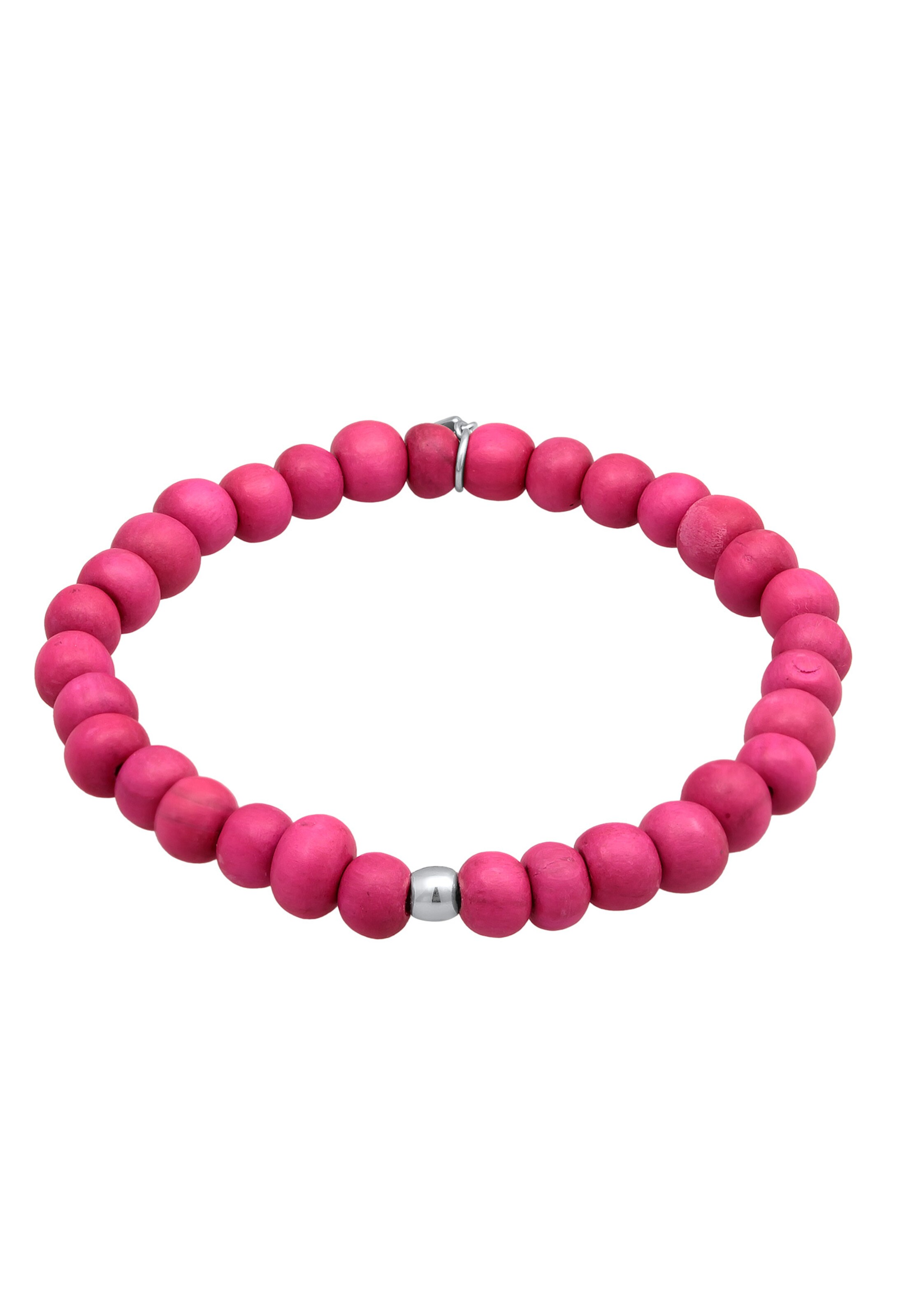 KUZZOI Armband 'Kugel' in Pink: Vorderseite