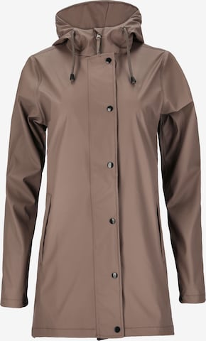 Weather Report Outdoor Jacket 'PETRA' in Brown: front