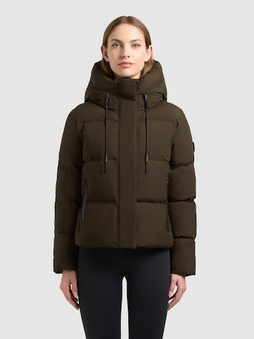 khujo Winter jacket 'Enits2' in Green: front
