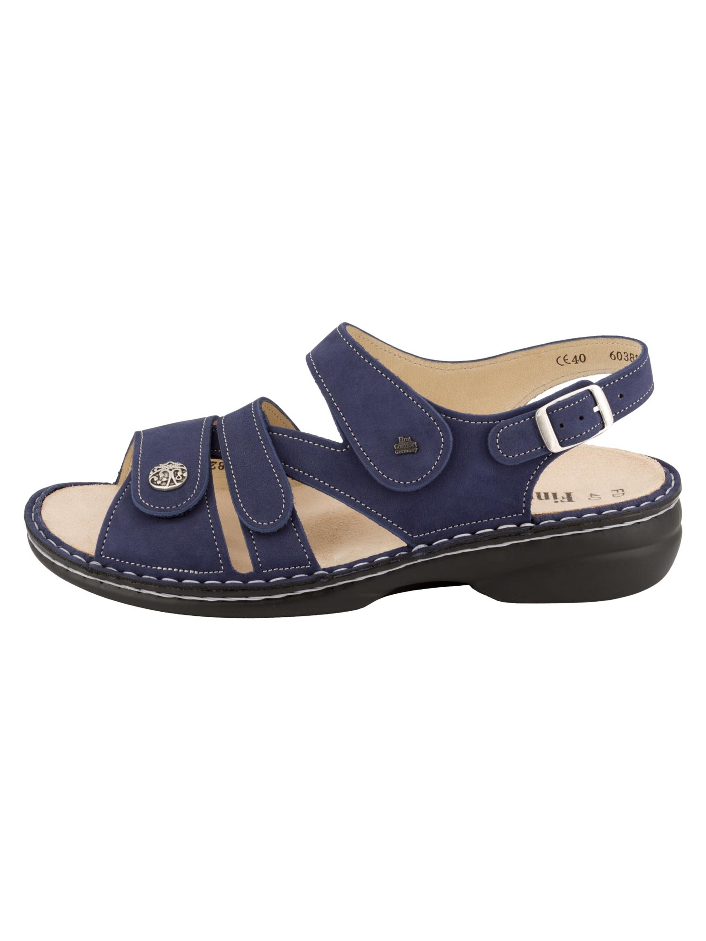 Finn Comfort Sandals 'Gomera' in Blue: front