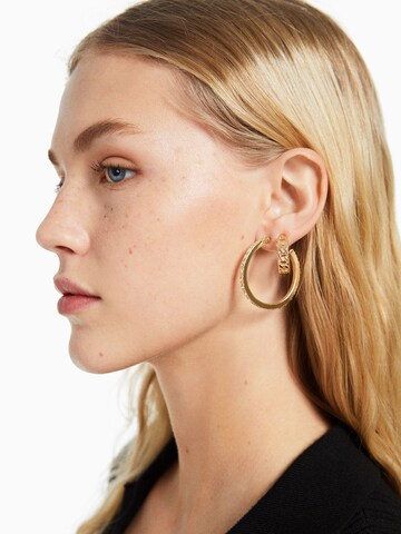 Boucles d'oreilles Bershka en or