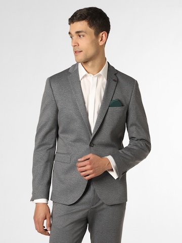 Finshley & Harding London Slim fit Suit Jacket 'Brixdon' in Grey: front