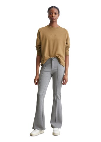 Marc O'Polo DENIM Boot cut Trousers with creases in Grey