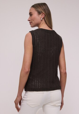 STREET ONE Strickweste in Braun