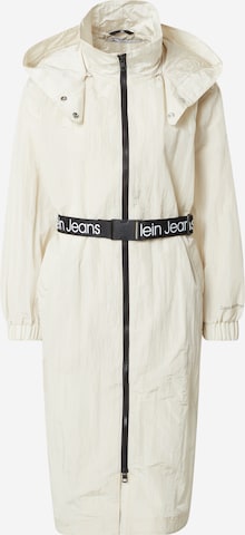 Calvin Klein Jeans Přechodný kabát – béžová: přední strana