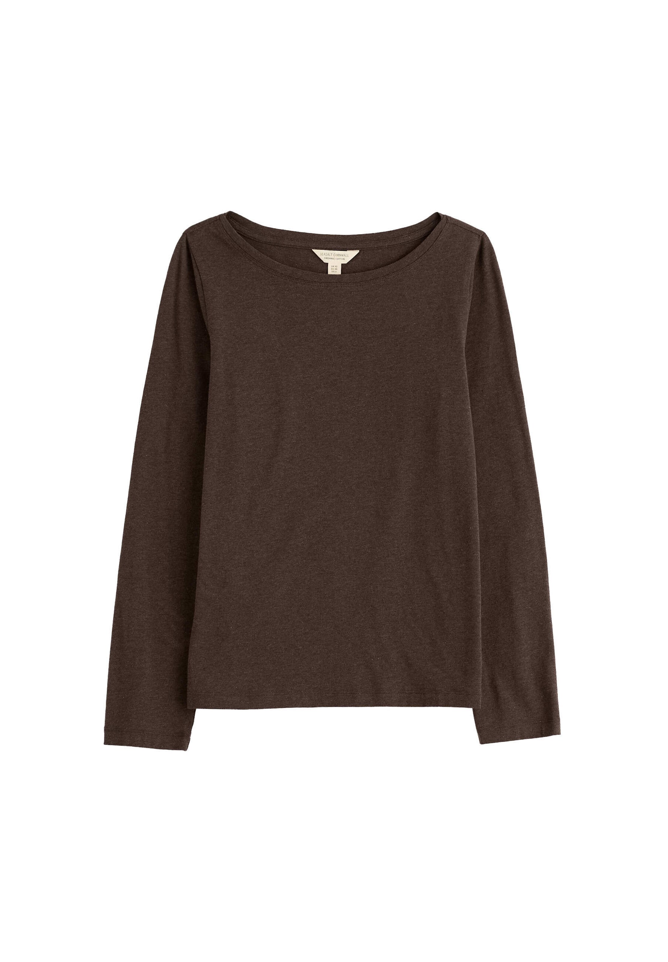 Seasalt Cornwall Shirt 'Easel' in Brown: front