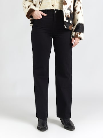 Loosefit Jean Abercrombie & Fitch en noir : devant