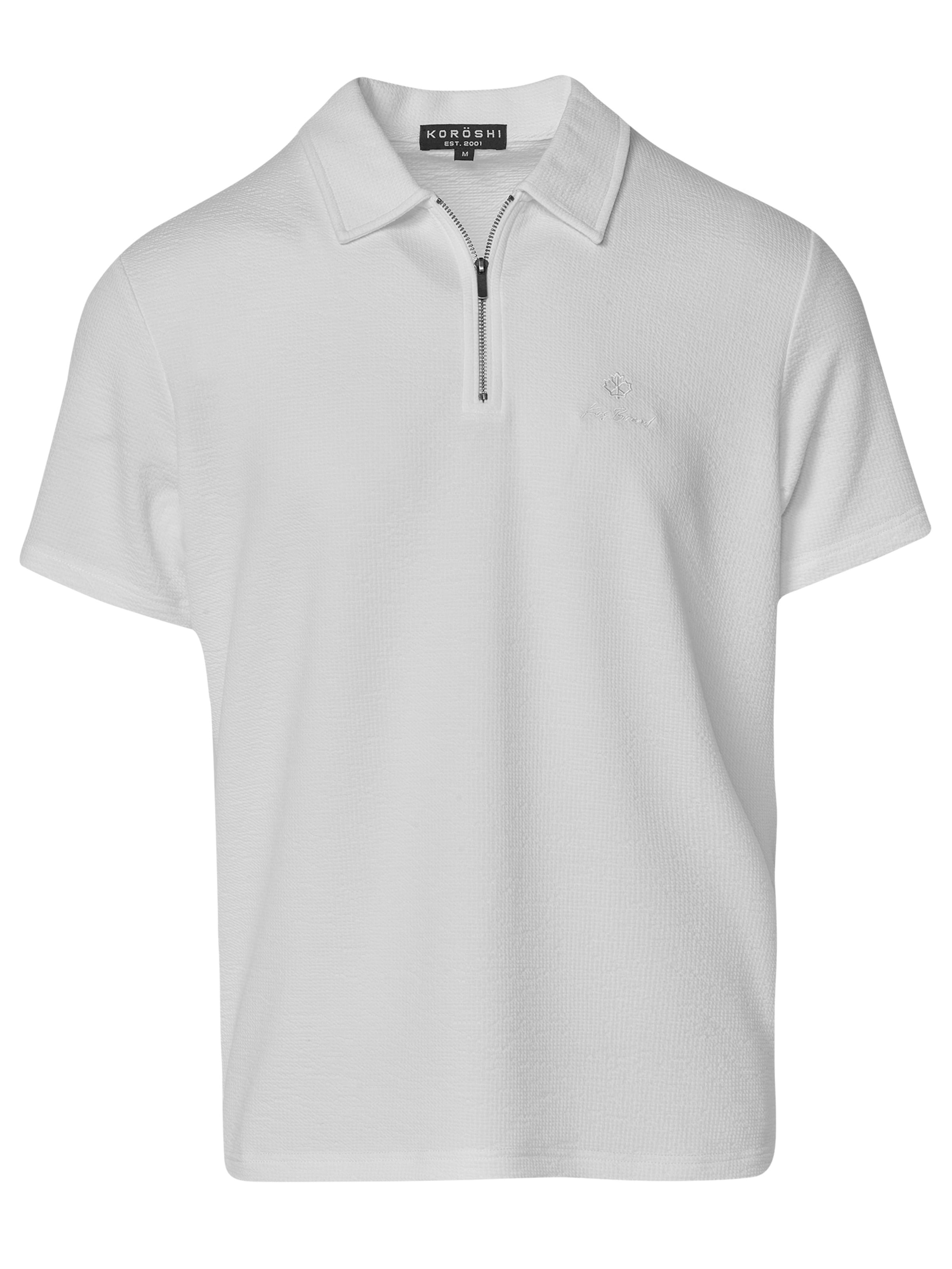 KOROSHI Tričko - Biela: predná strana