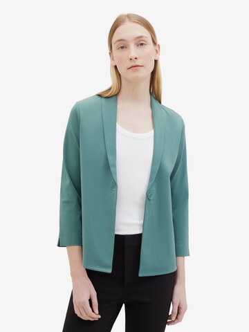 Blazer TOM TAILOR en vert : devant