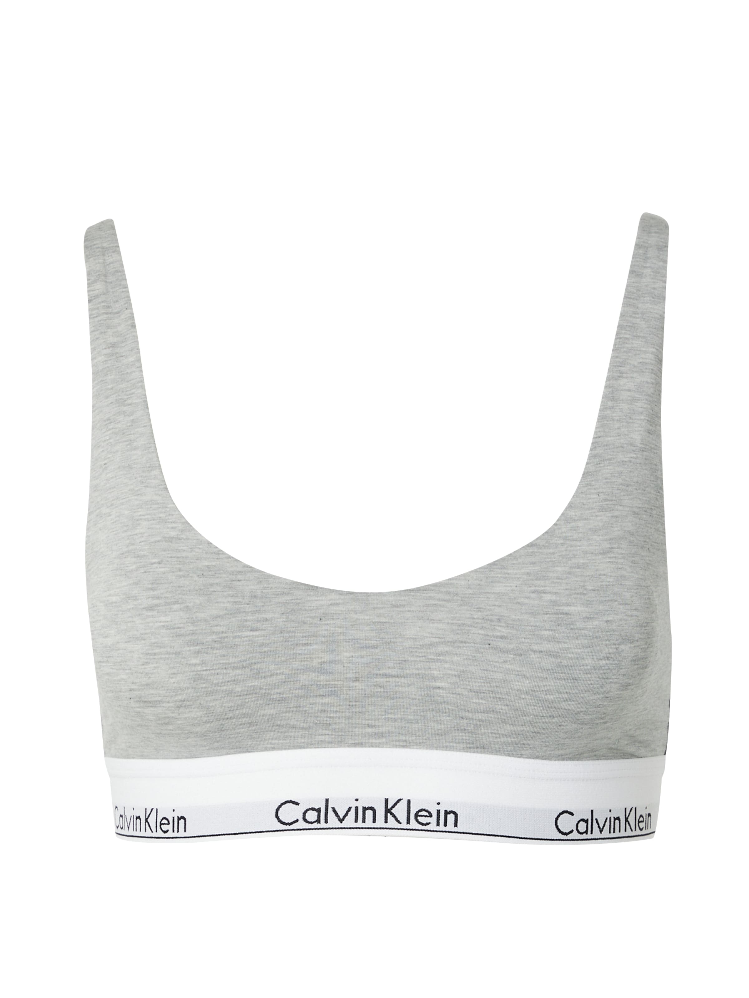 Calvin Klein UnderwearBustier Grudnjak - siva boja: prednji dio