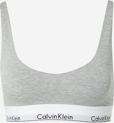 Liemenėlė iš Calvin Klein Underwear, spalva – pilka / balta, Prekių apžvalga