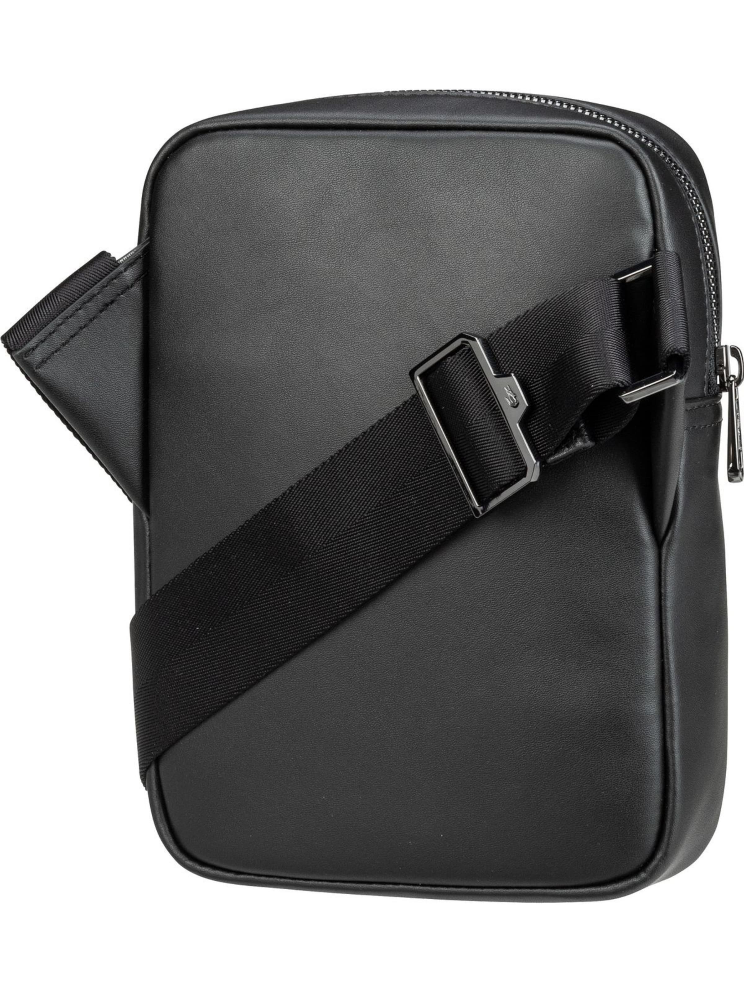 LACOSTE Umhängetasche in Schwarz