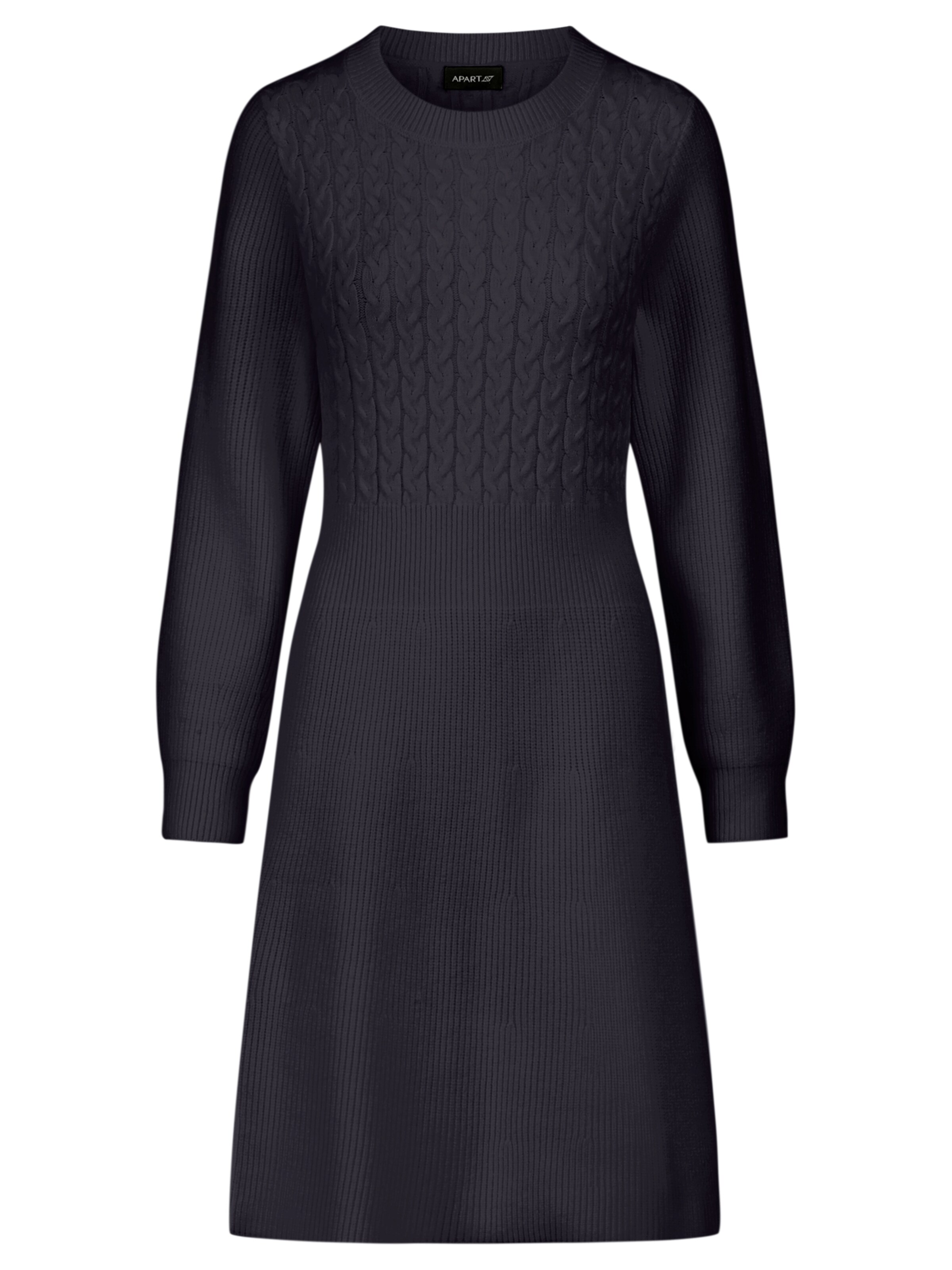 APART Knitted dress in Blue: front