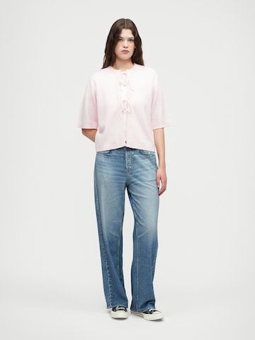 ONLY Gebreid vest 'ONLSimoni' in Roze