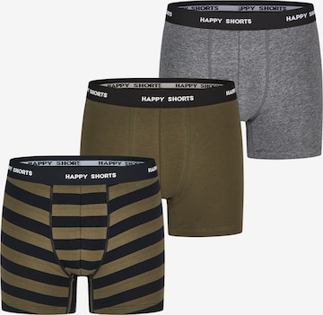 Boxers Happy Shorts en gris : devant