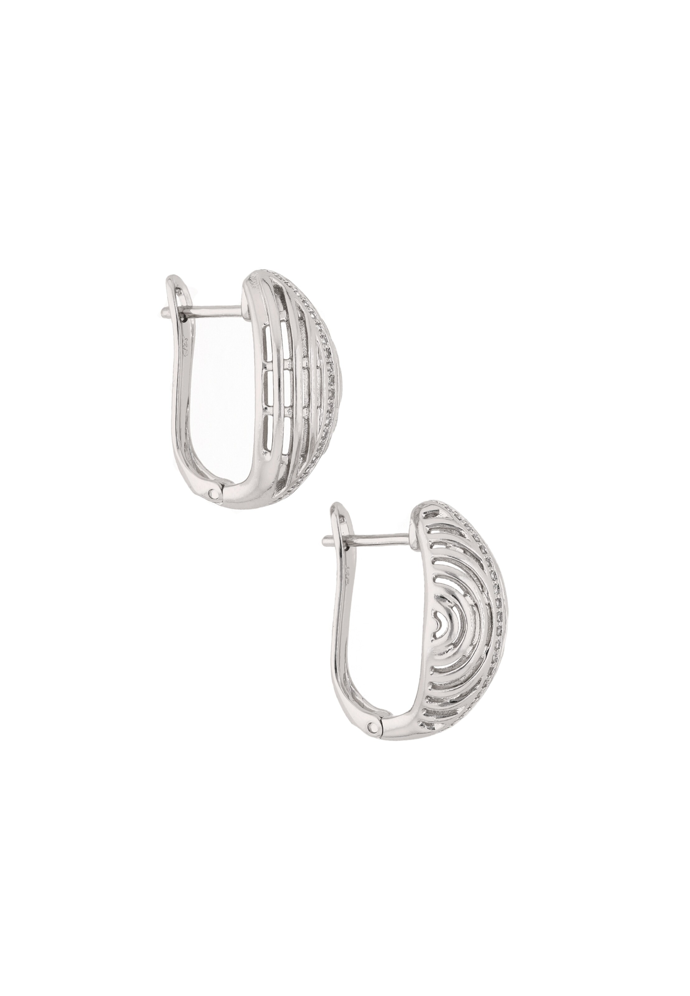 Boucles d'oreilles GRASSLAND en argent