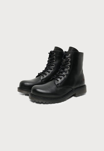 Apple of Eden Lace-Up Ankle Boots 'SUN' in Black