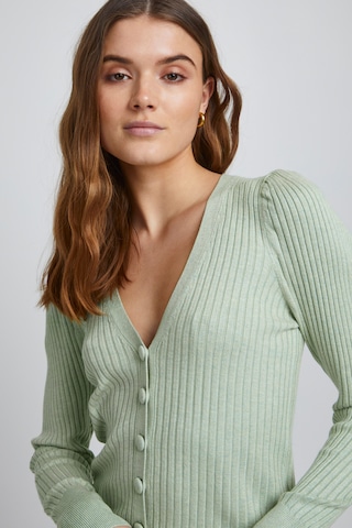 b.young Knit Cardigan in Green