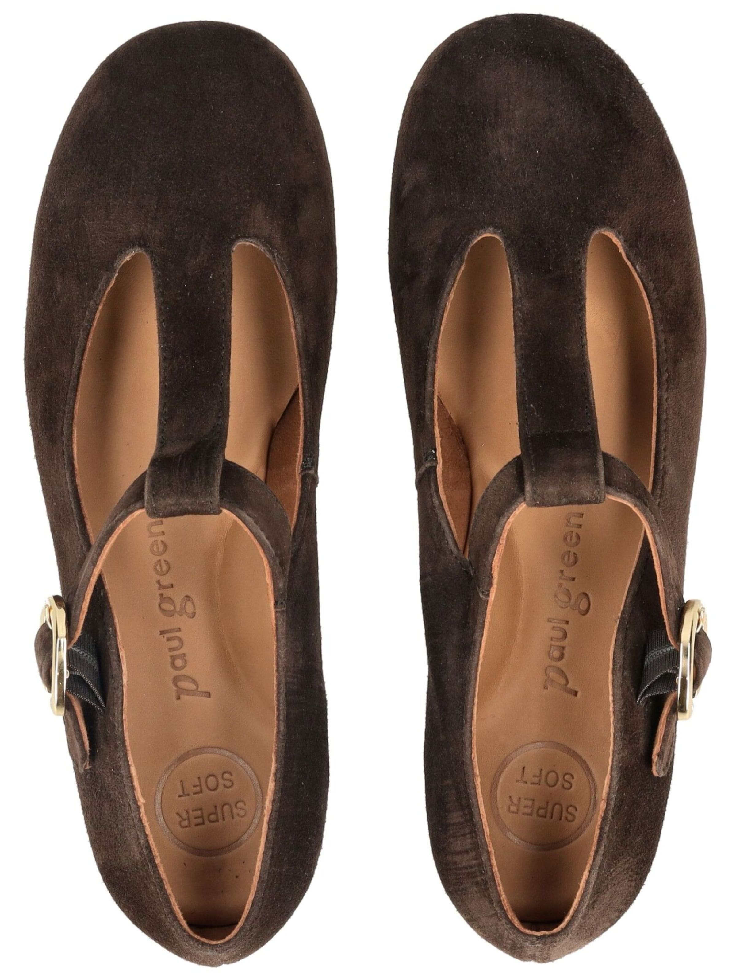 Ballerines à lanières Paul Green en marron