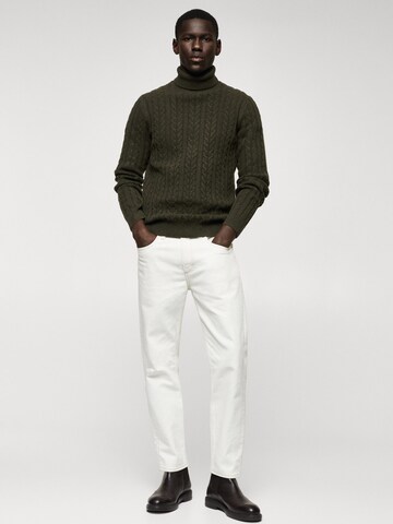 MANGO MAN Sweater 'Marias' in Green