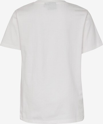 Hummel T-shirt 'Tres' i vit