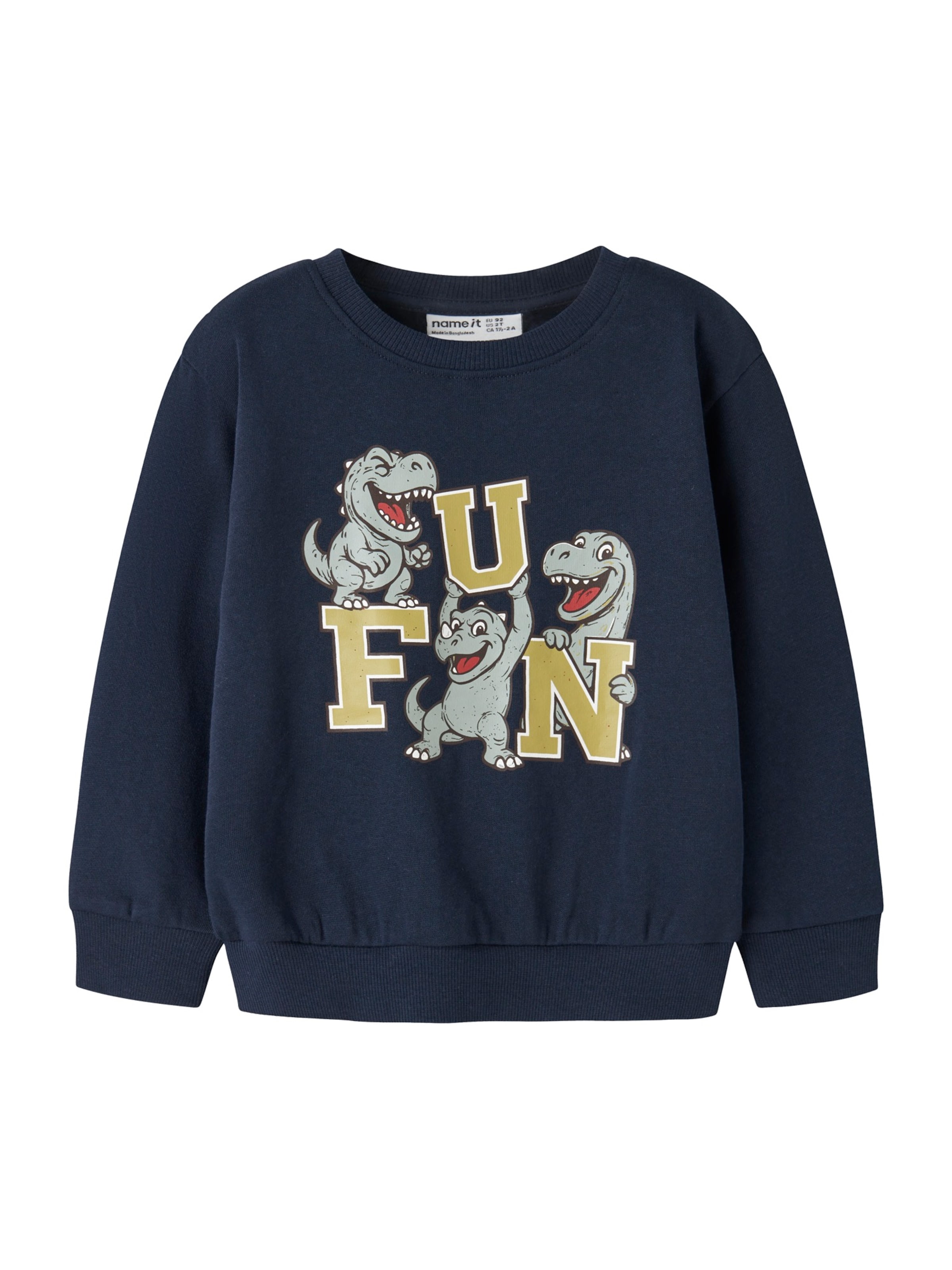 NAME ITSweater majica 'NMMVILDAR' - plava boja: prednji dio