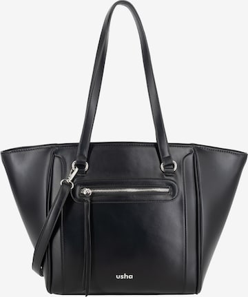 Usha - Shopper en negro: frente