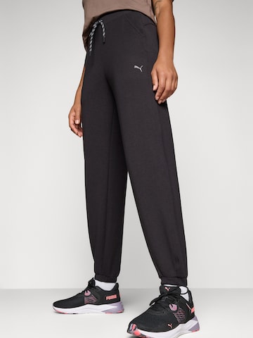 PUMA Tapered Sportbroek 'Cloudspun' in Zwart
