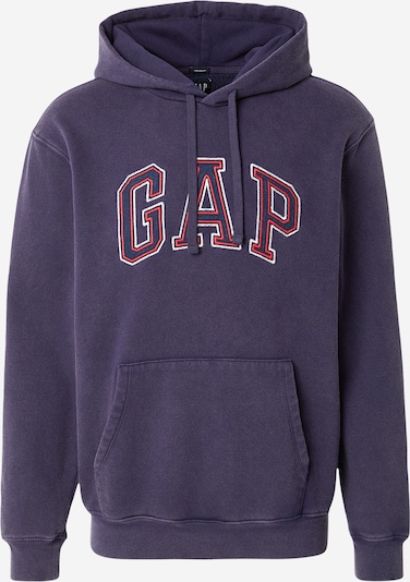 GAP Sweater majica u indigo / crvena / bijela, Pregled proizvoda