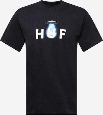 HUF T-Shirt 'ABDUCTED' in Schwarz: front