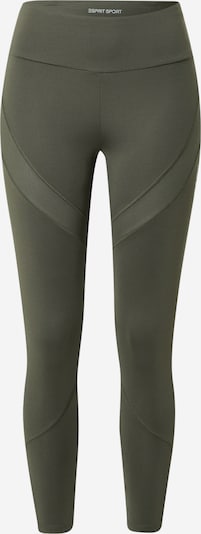 ESPRIT SPORT Sporthose 'PER' in khaki / weiß, Produktansicht