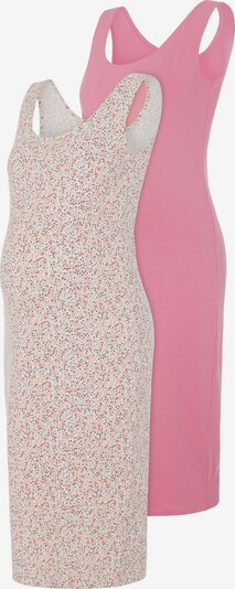 MAMALICIOUS Kleid 'Fie' in pastelllila / pastellorange / rosa / offwhite, Produktansicht