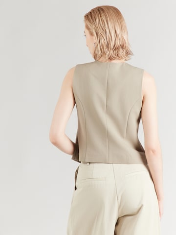 PIECES Suit Vest 'PCKAMIL' in Green