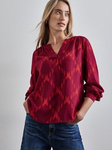 STREET ONE Blouse in Rood: voorkant