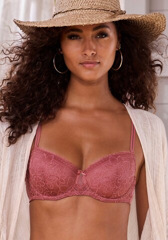 LASCANA T-shirt Bra in Brown