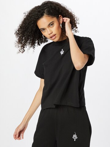 T-shirt 'Selina' ABOUT YOU x INNA en noir : devant