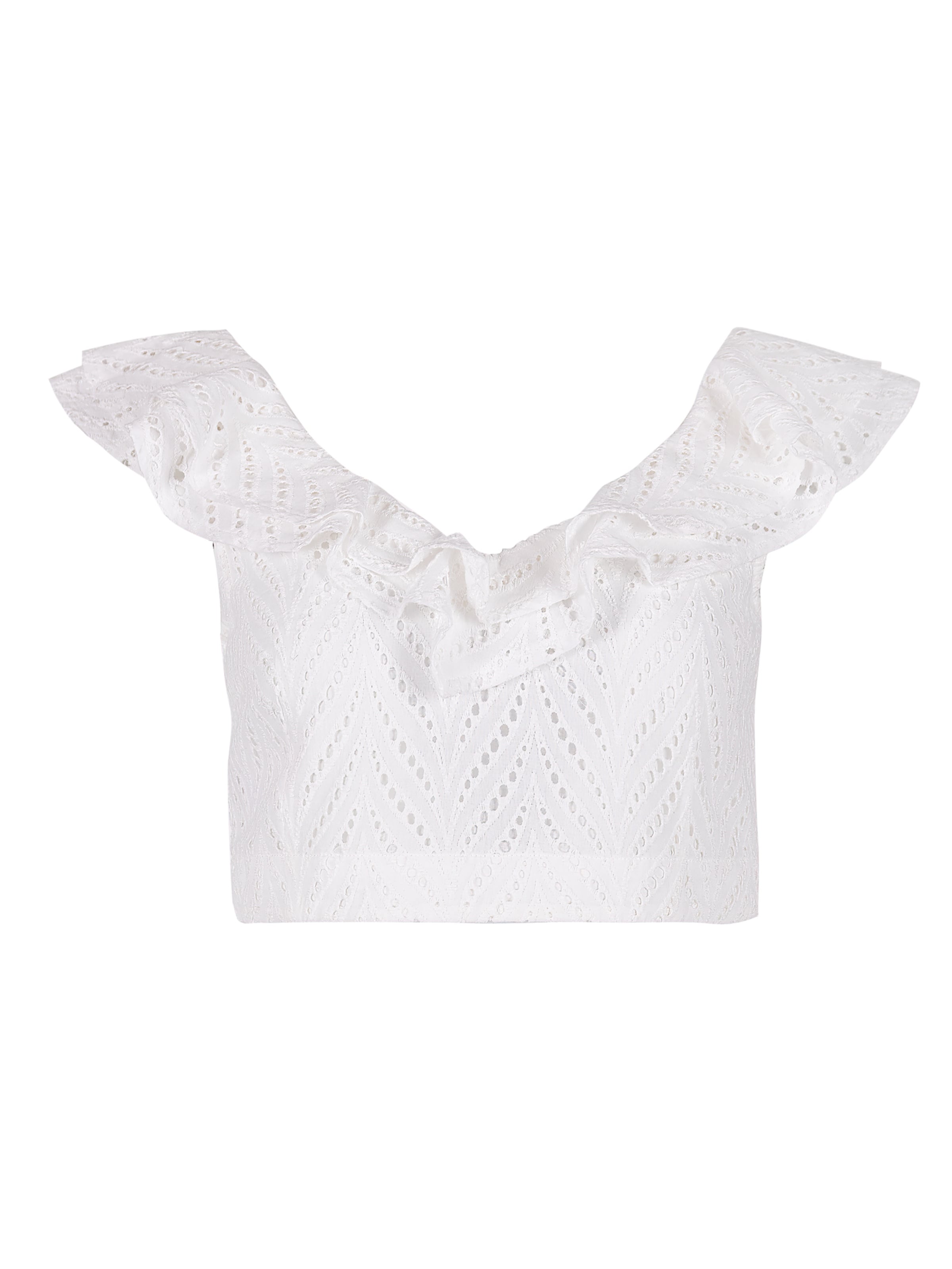 Laurella Topp 'Cindy', värv valge: eest vaates