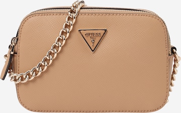 Sac à bandoulière 'NOELLE' GUESS en beige : devant